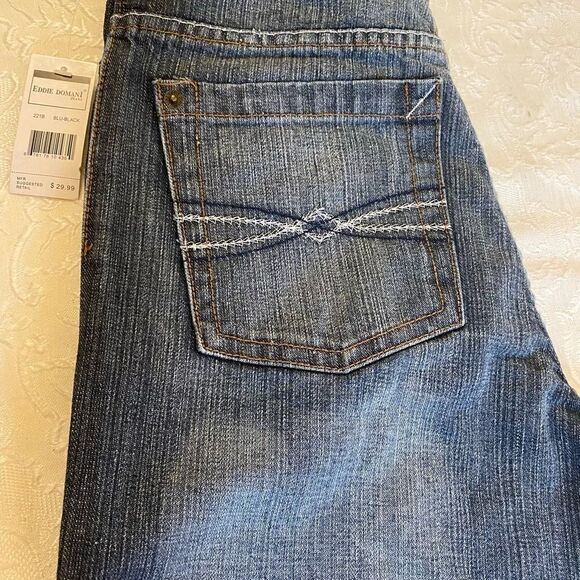 💥Eddie Domani  Boys Denim Fashion jeans size:12 - Picture 8 of 13